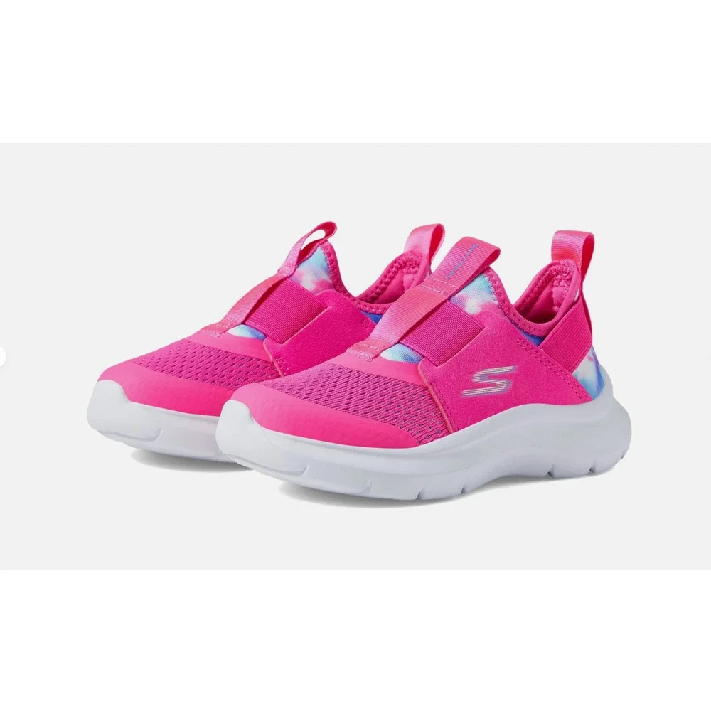 Skechers Kids Girls Skech Fast-Surprise Groove Sneaker, Hot Pink/Multi, Size 6.0